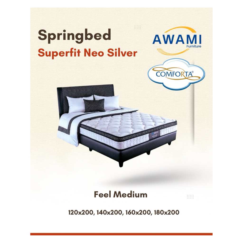 Springbed comforta superfit Neo Silver 160x200