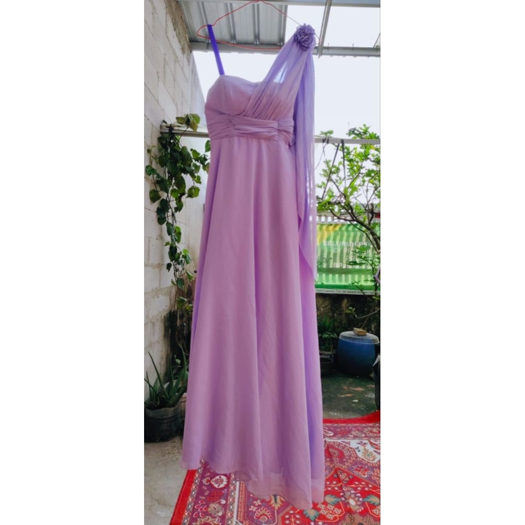 Gaun/Dress Pesta Fairy Lilac Cantik - Prom - Pesta - Party - Brithday - Photoshoot - Bridesmaid - Ko