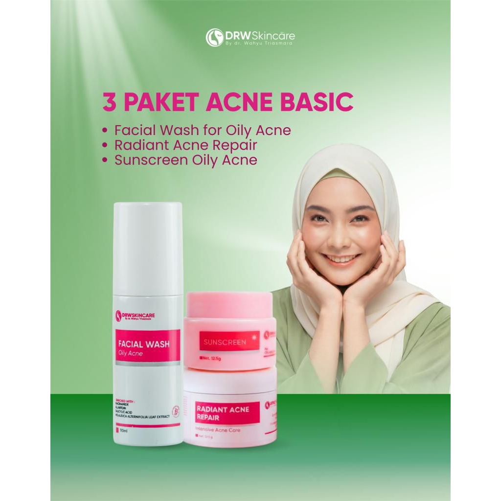 DRW SKINCARE / PAKET ACNE BASIC / PAKET ACNE DRW SKINCARE / PAKET SKINCARE / PAKET DRW SKINCARE / PA