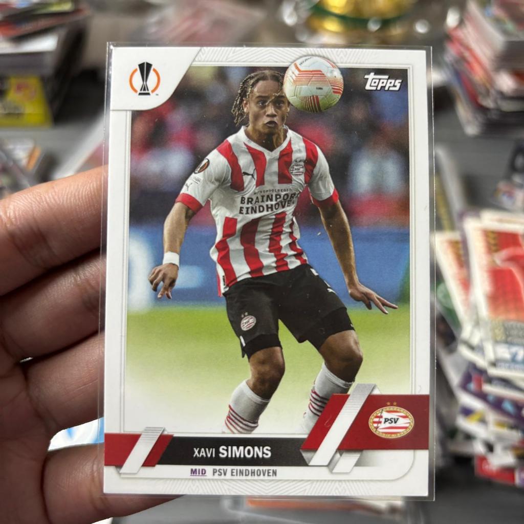Kartu Bola Xavi Simons PSV Topps Original