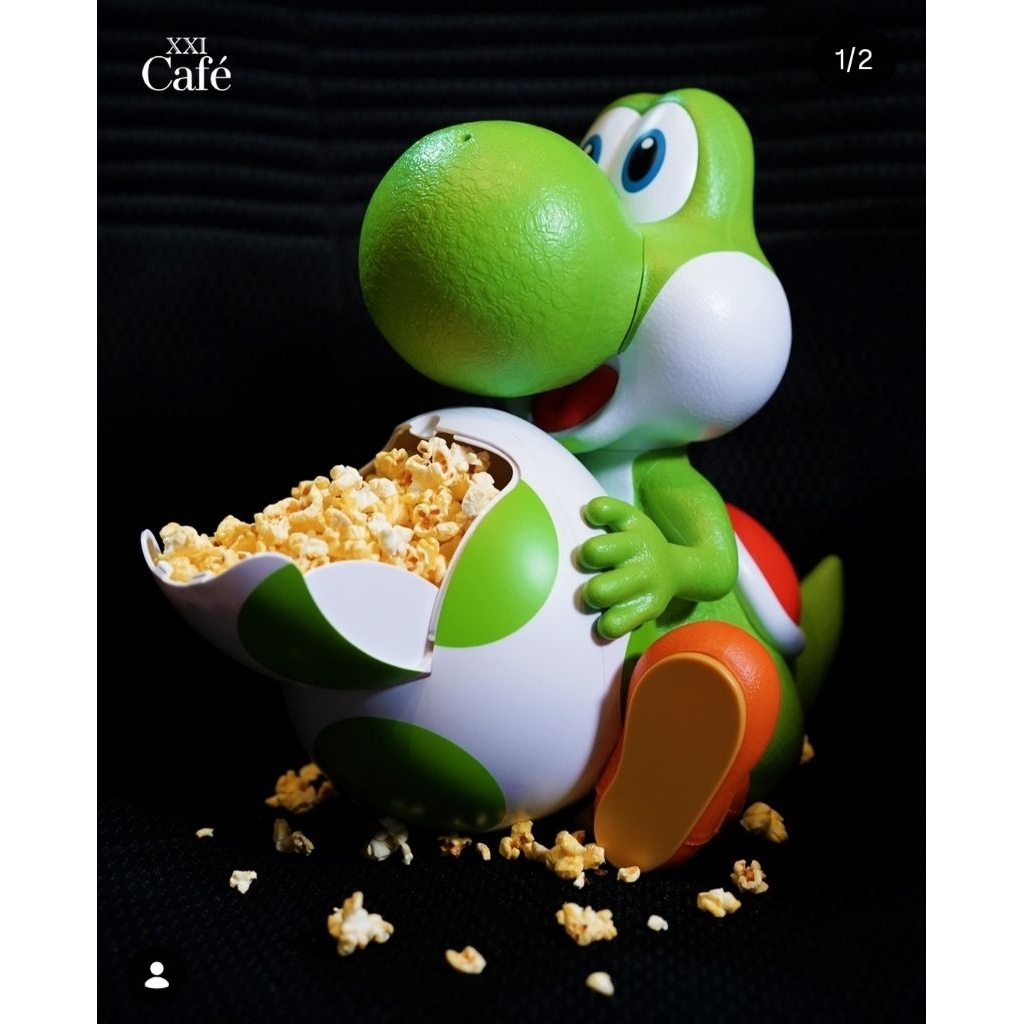 Mario Yoshi Popcorn Bucket Spongebob Movie Sipper Cup XXI Merchandise Official Collectible Limited E
