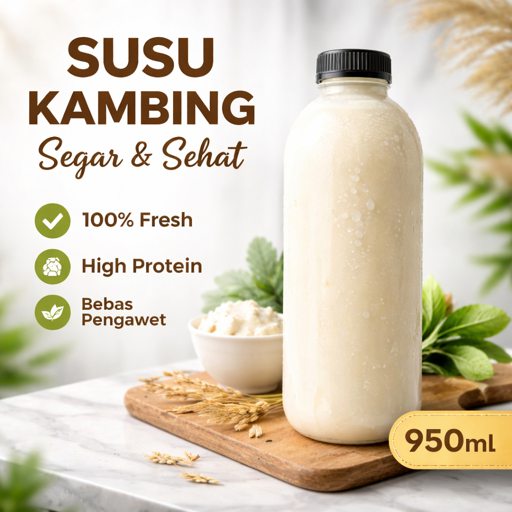 Susu Kambing isi 1 Liter Murni Tanpa Campuran
