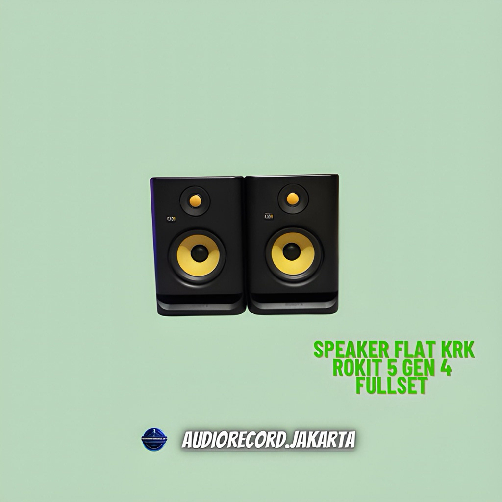 speaker recording flat KRK Rokit 5 gen 4