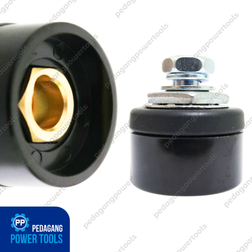RYU KONEKTOR FEMALE KABEL MESIN LAS LISTRIK 10 - 25 MM CONNECTOR PLUG