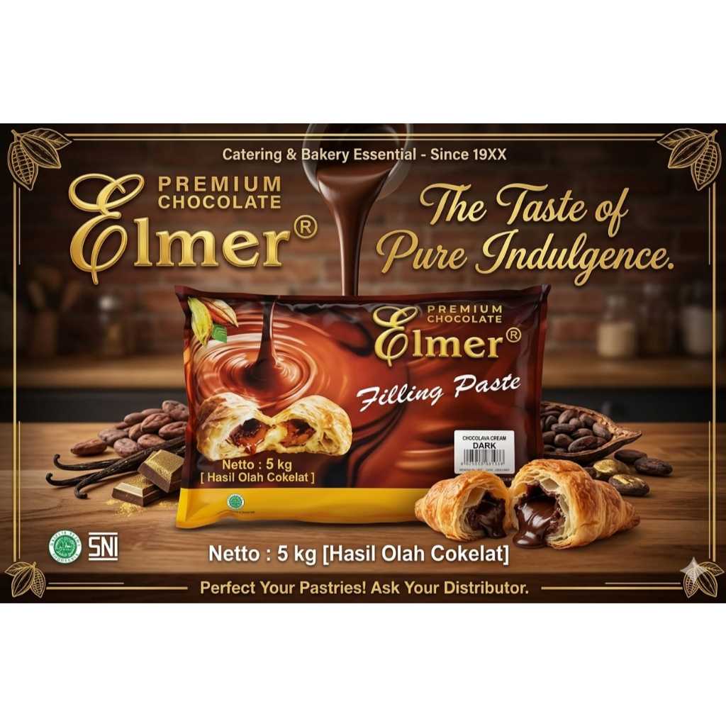 elmer filling coklat repack  5kg