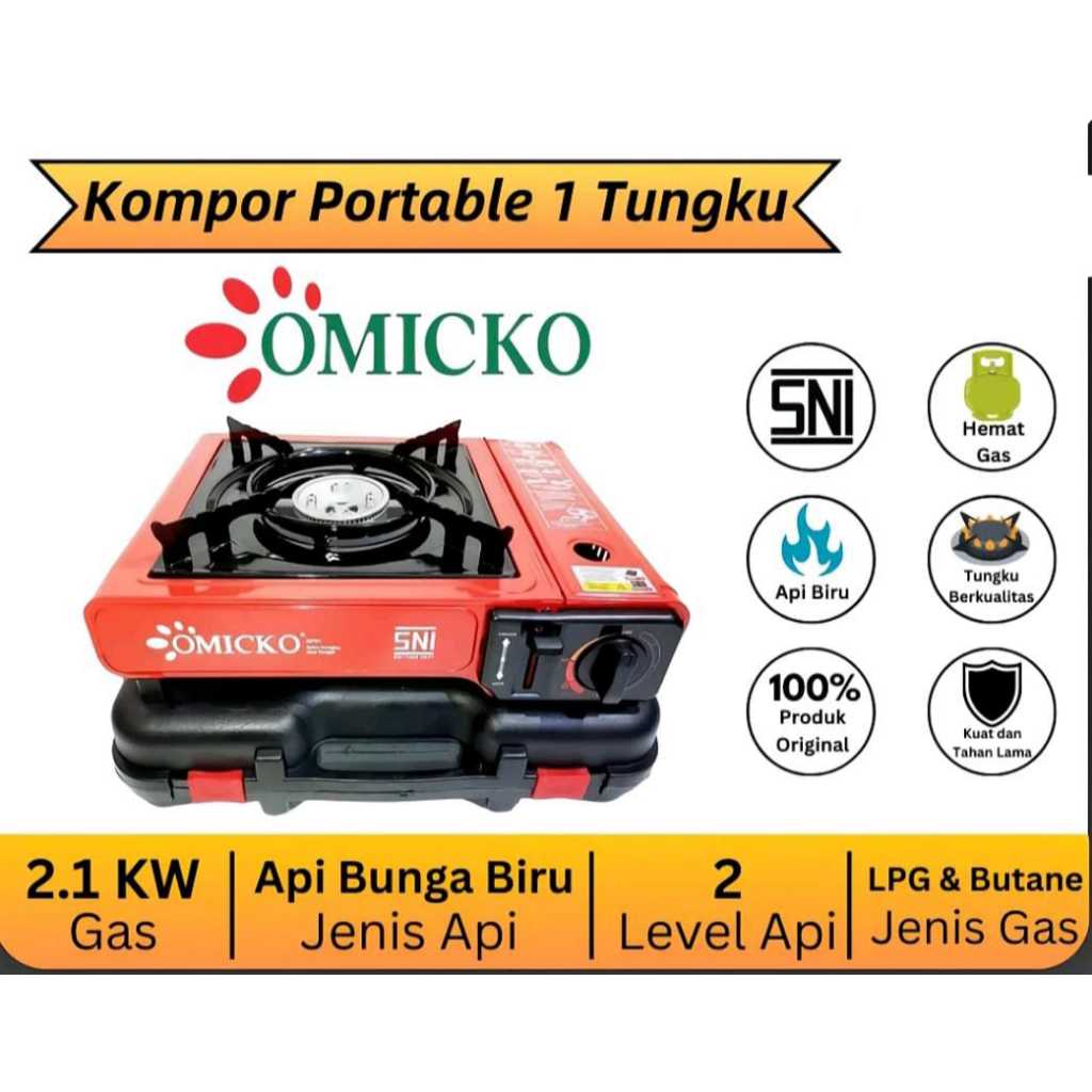 KOMPOR GAS PORTABLE OMICKO