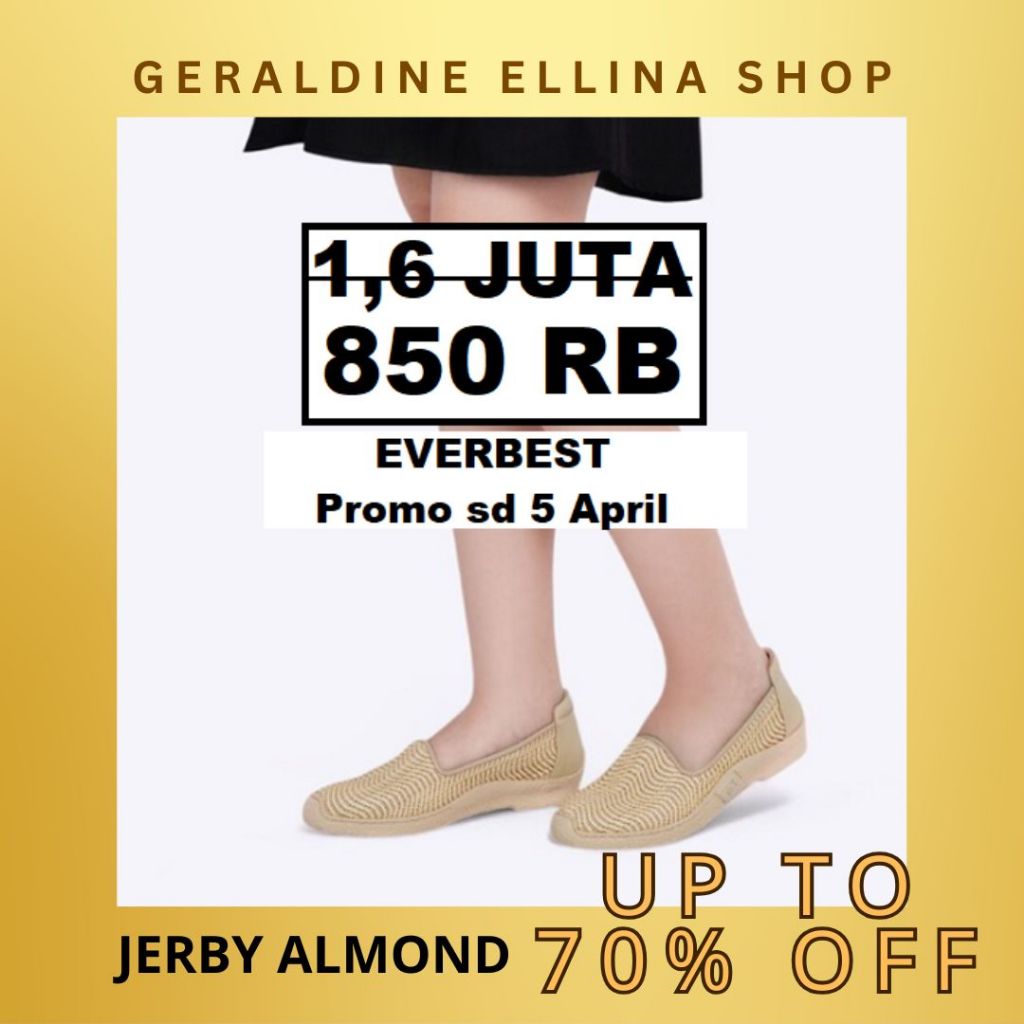 Sepatu flat wanita SALE Everbest original 100% seri JERBY