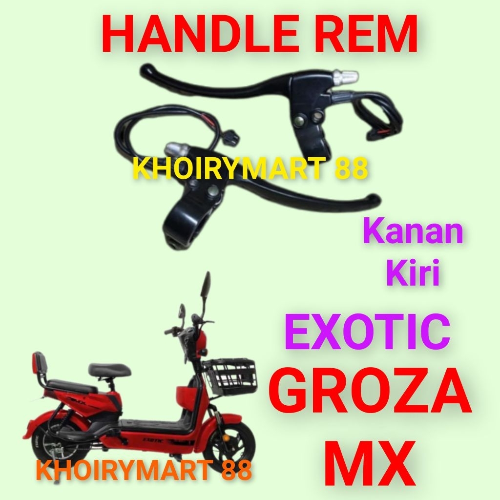 handle rem exotic groza mx handle rem sepeda listrik exotic groza mx
