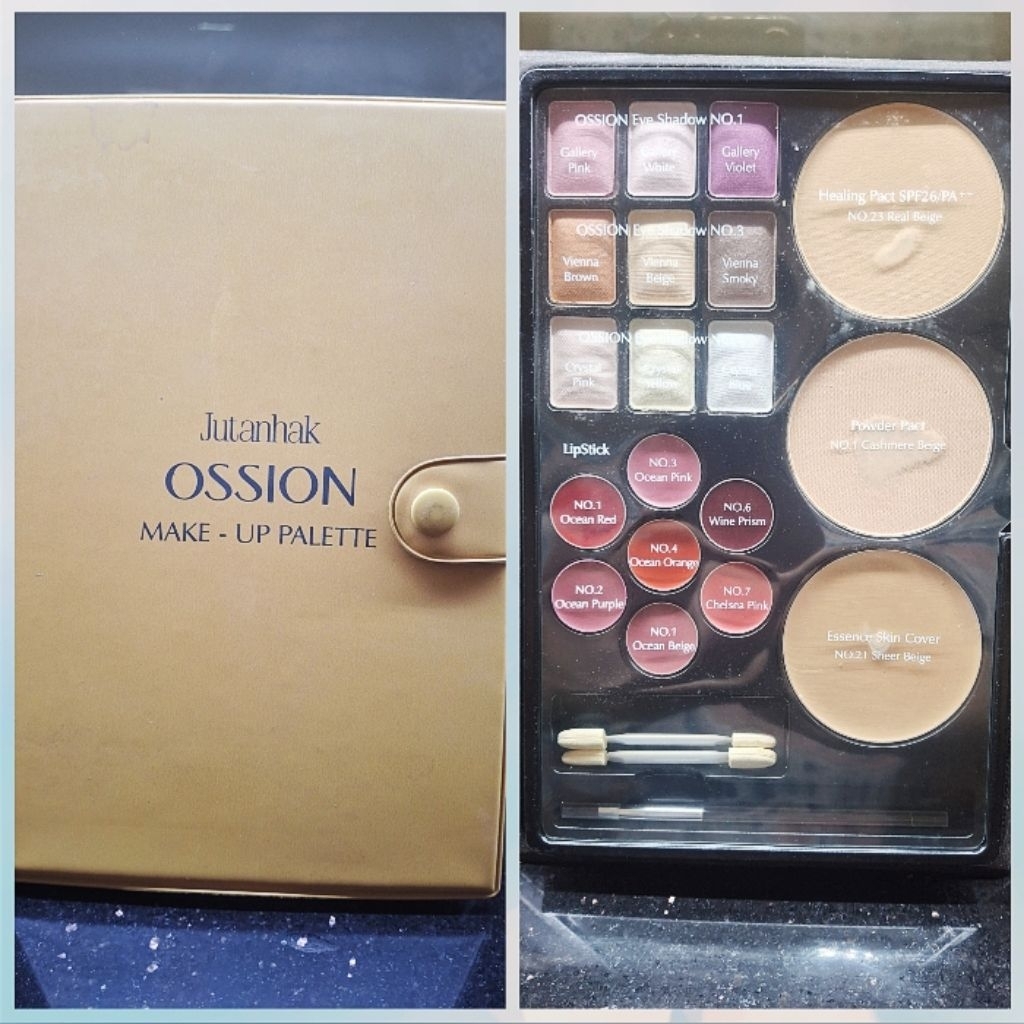 Palet/Palette OSSION Jutanhak Cosmetic Korea - Eyeshadow, Lipstik, Bedak