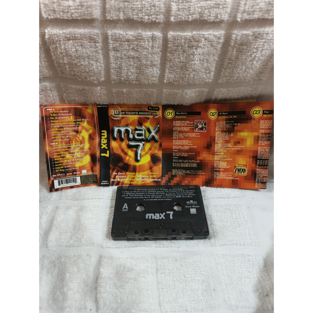 max 7 kaset pita