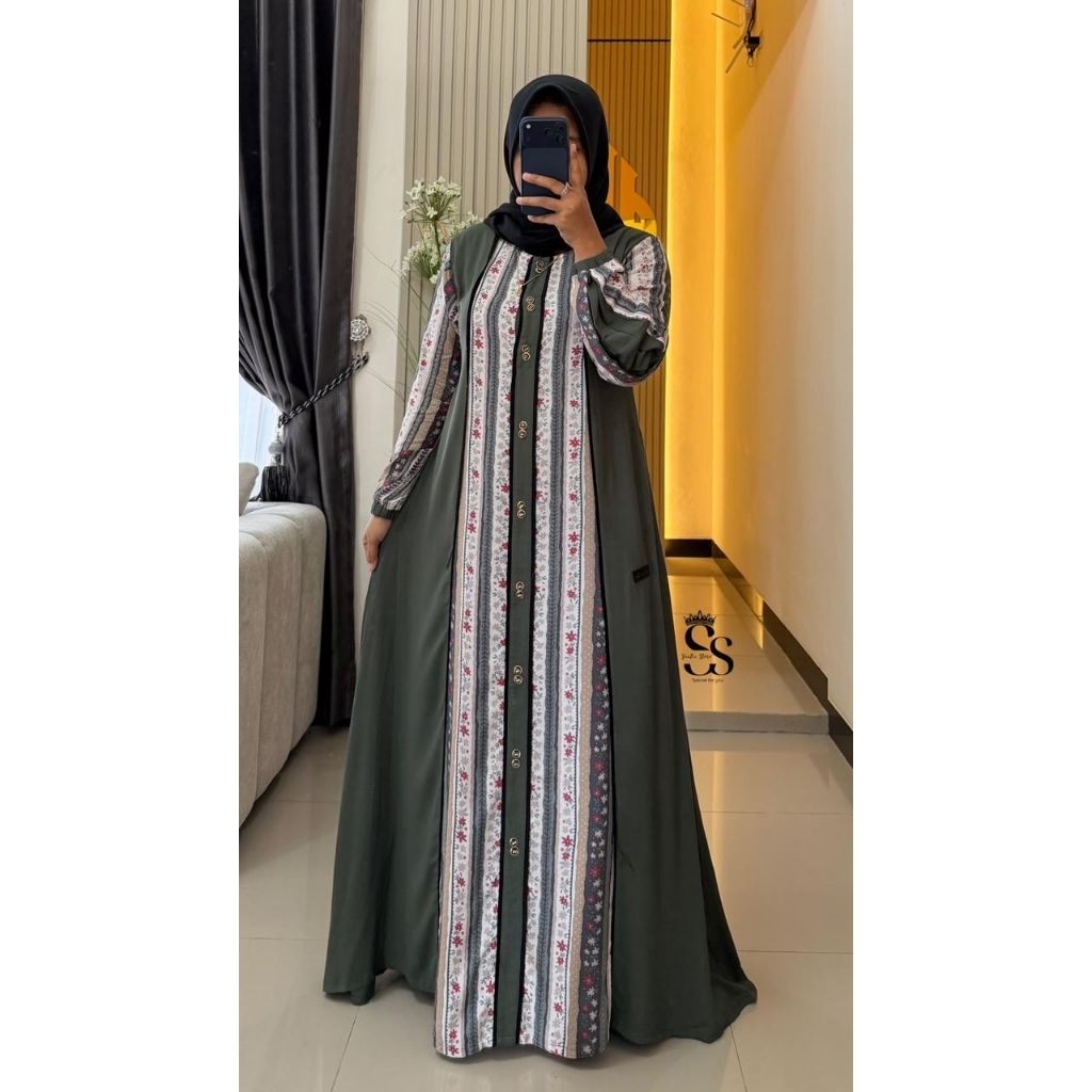 GAMIS BY SAULIN STORE SS BAHAN TWILL UNIQLO MIX RAYON