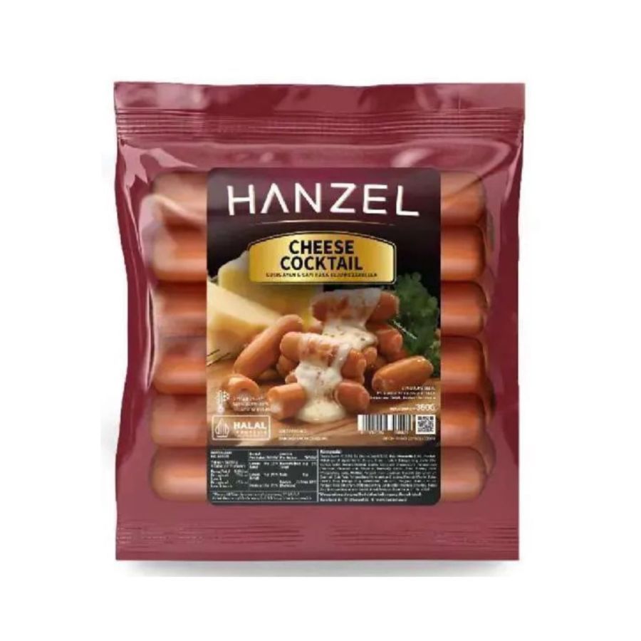 Hanzel Cheese Cocktail 360 Gram / Sosis Cocktail keju