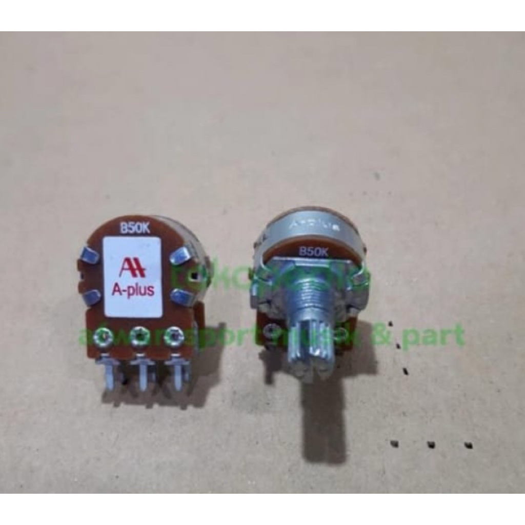 Potensio Stereo 50K Aplus Ass pendek