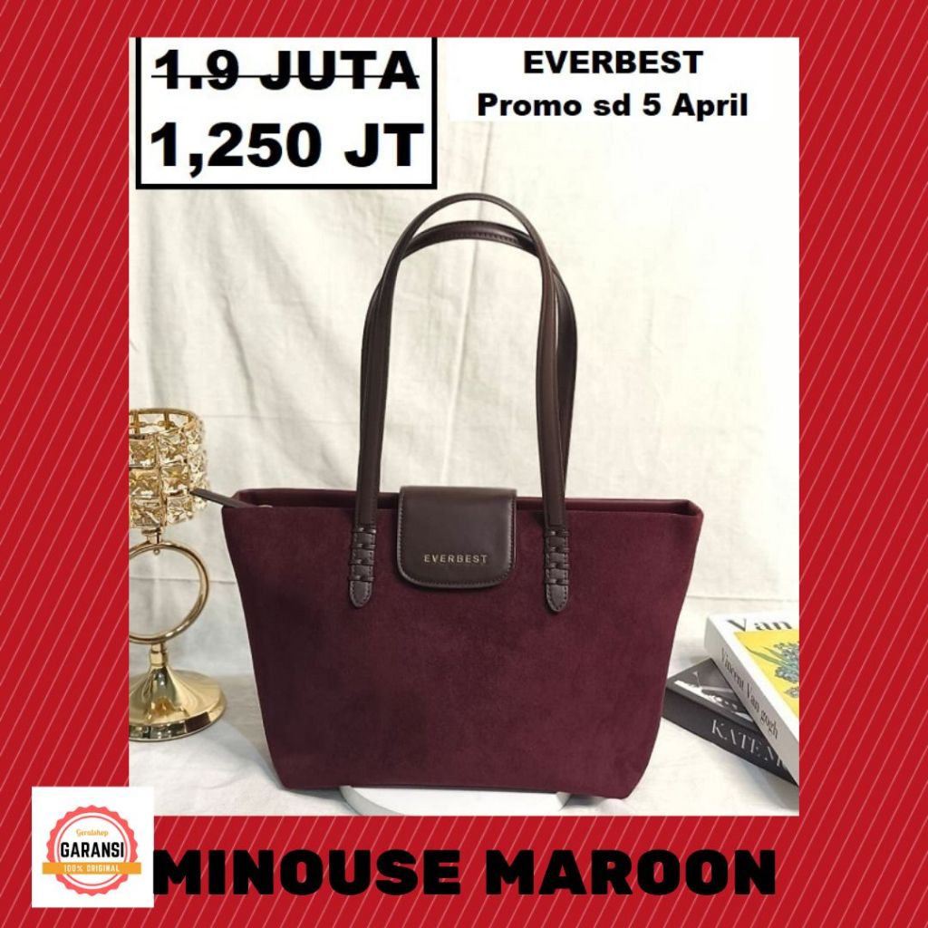Tas Everbest wanita seri MINOUSE satchel bag SALE original 100%
