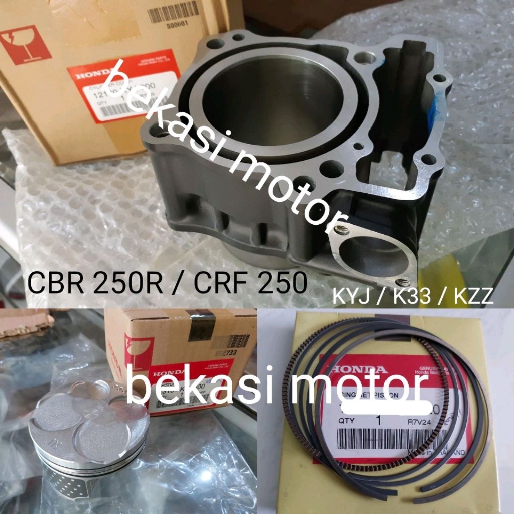 ring seher piston set cylinder blok honda CBR 250R CRF 250 original