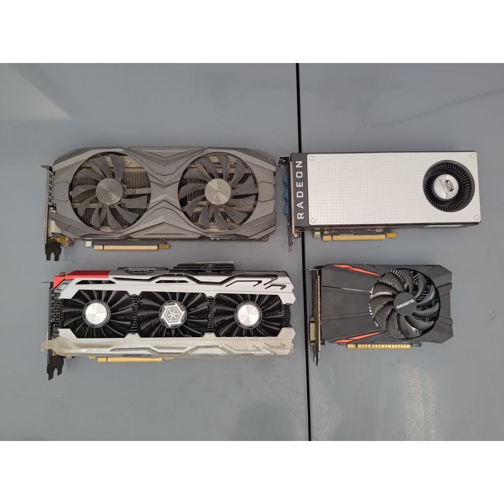 vga card rusak, inno3D gtx1070 8gb, zotac gtx1070 8gb, sapphire rx470 4gb, gigabyte gtx1050 2gb