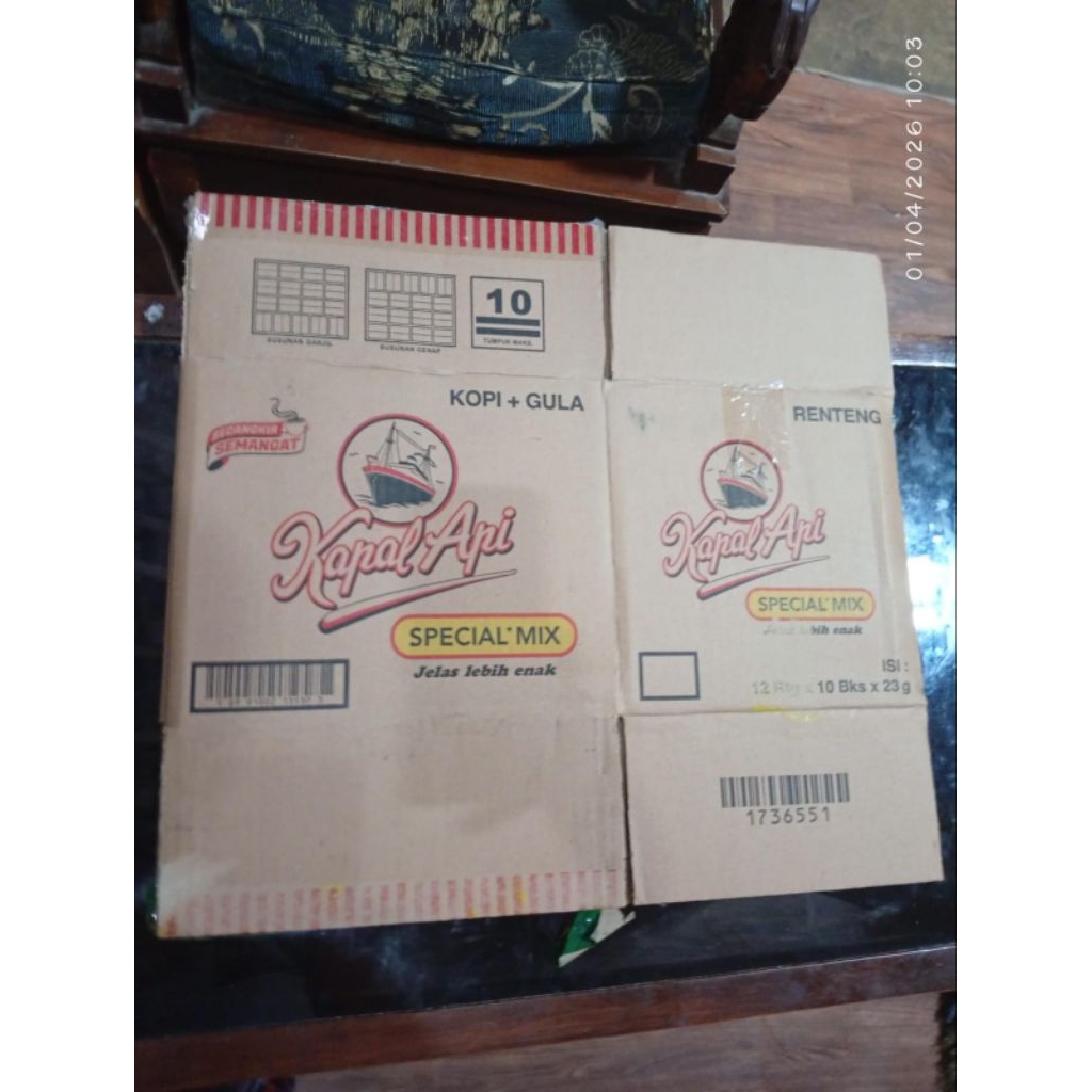 KARDUS BEKAS KOPI KAPAL API RENTENG KARDUS BEKAS LAYAK PAKAI KARDUS BEKAS UNTUK PACKING