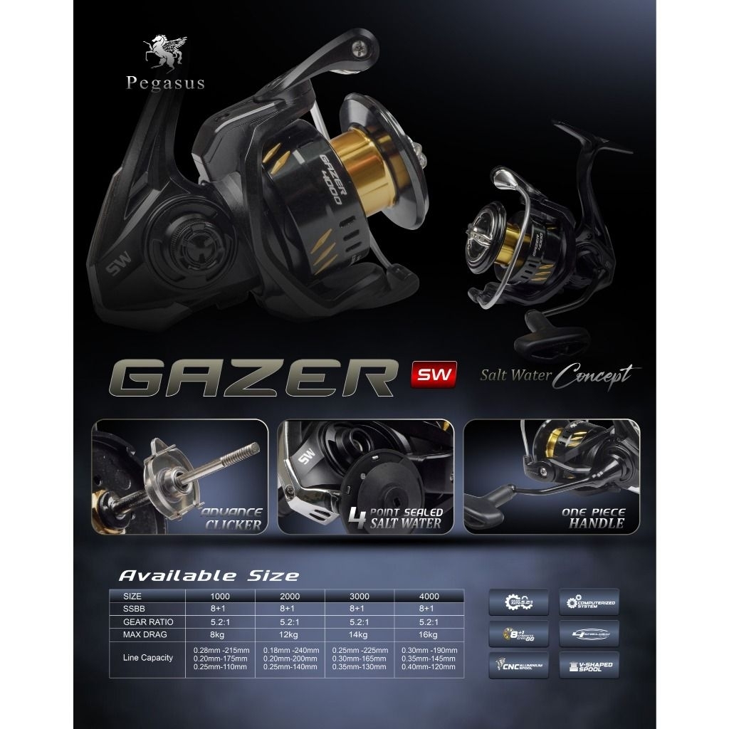 REEL PANCING PEGASUS GAZER SW 2000 / 3000