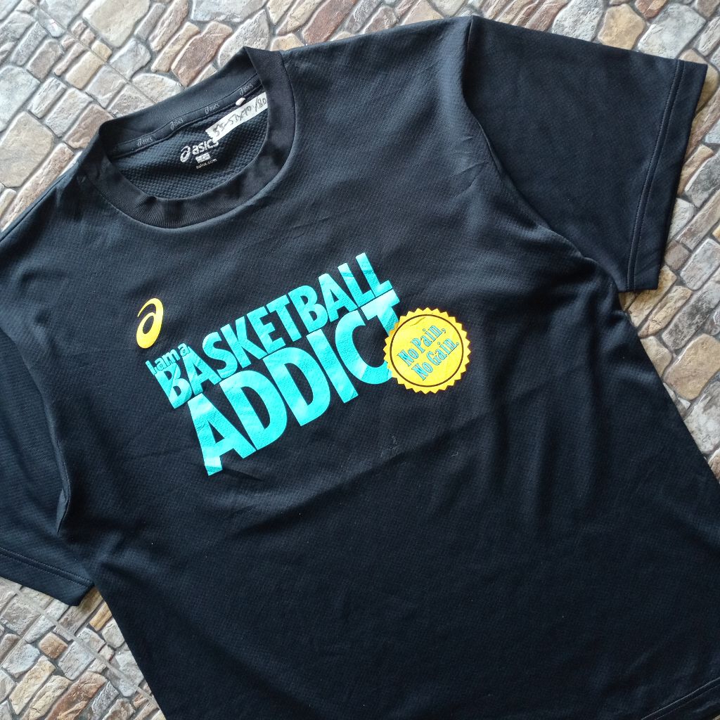 Kaos Jersey olahraga Basket brand Asics original