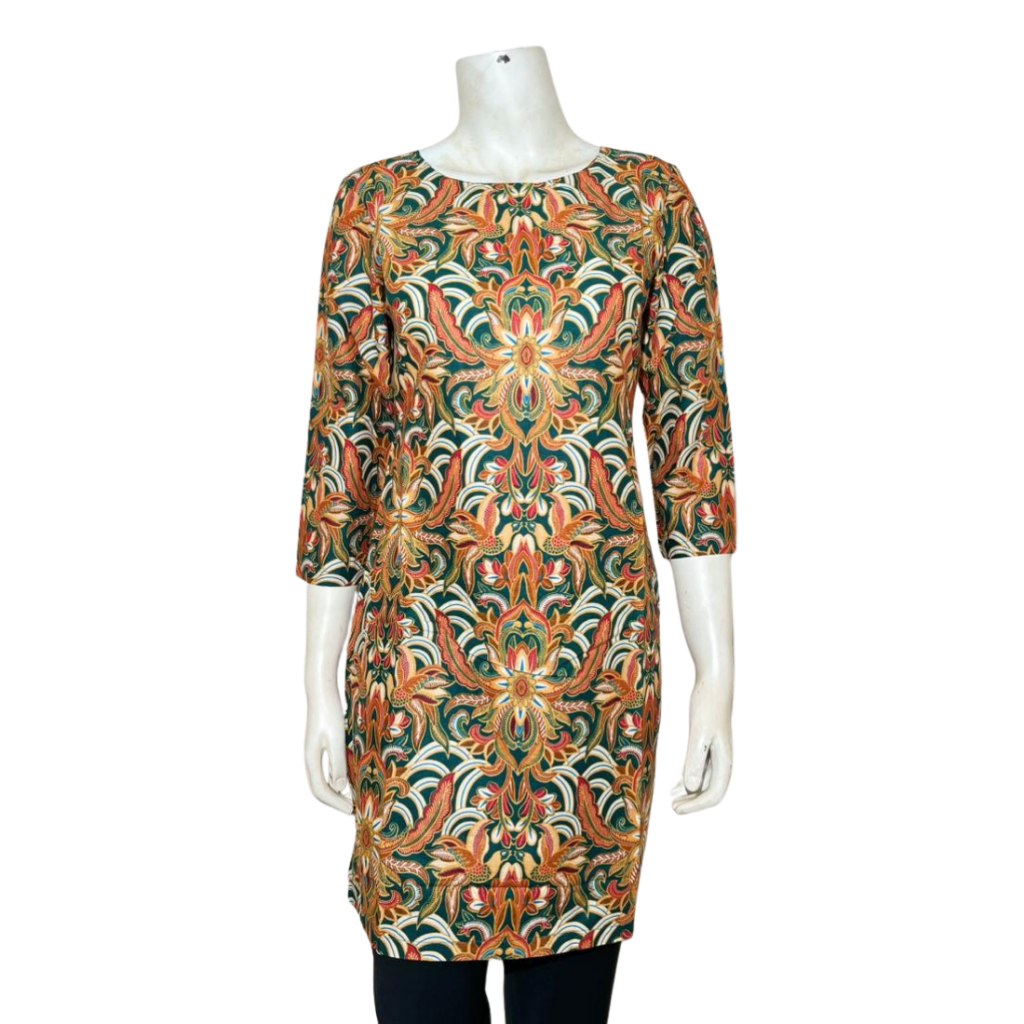 Adikusuma Dress Batik Wanita Motif Pisang Bali