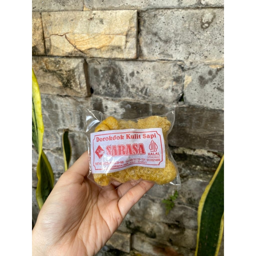 Dorokdok Asli Garut Kerupuk Kulit Sapi Super Renyah - Halal & Gurih mini