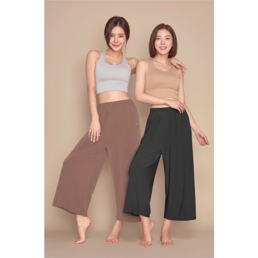 [Minne] Wide Banding Pants Kulot dengan Kantong STL HOHO