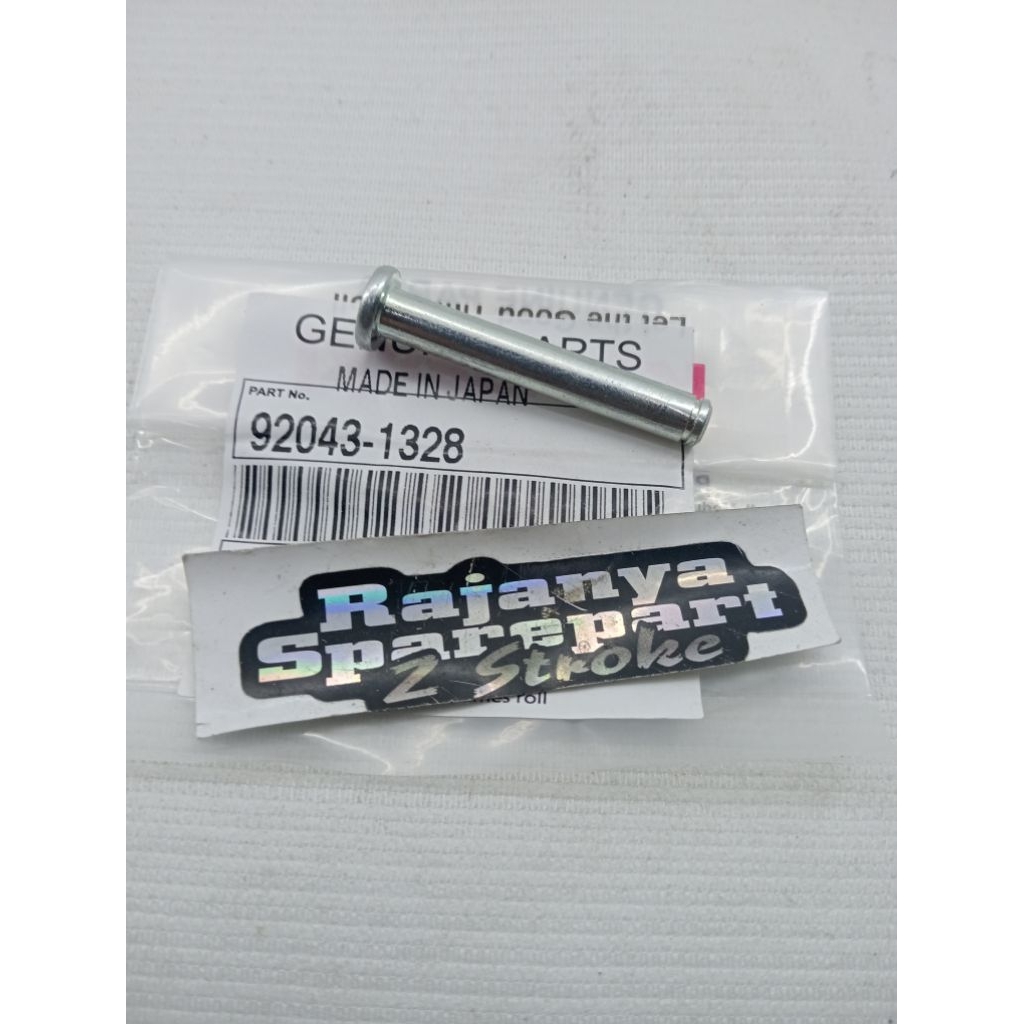 Pin Step belakang Ninja + circlip kawasaki ori 92043-1328 + 482EA5000 kawasaki
