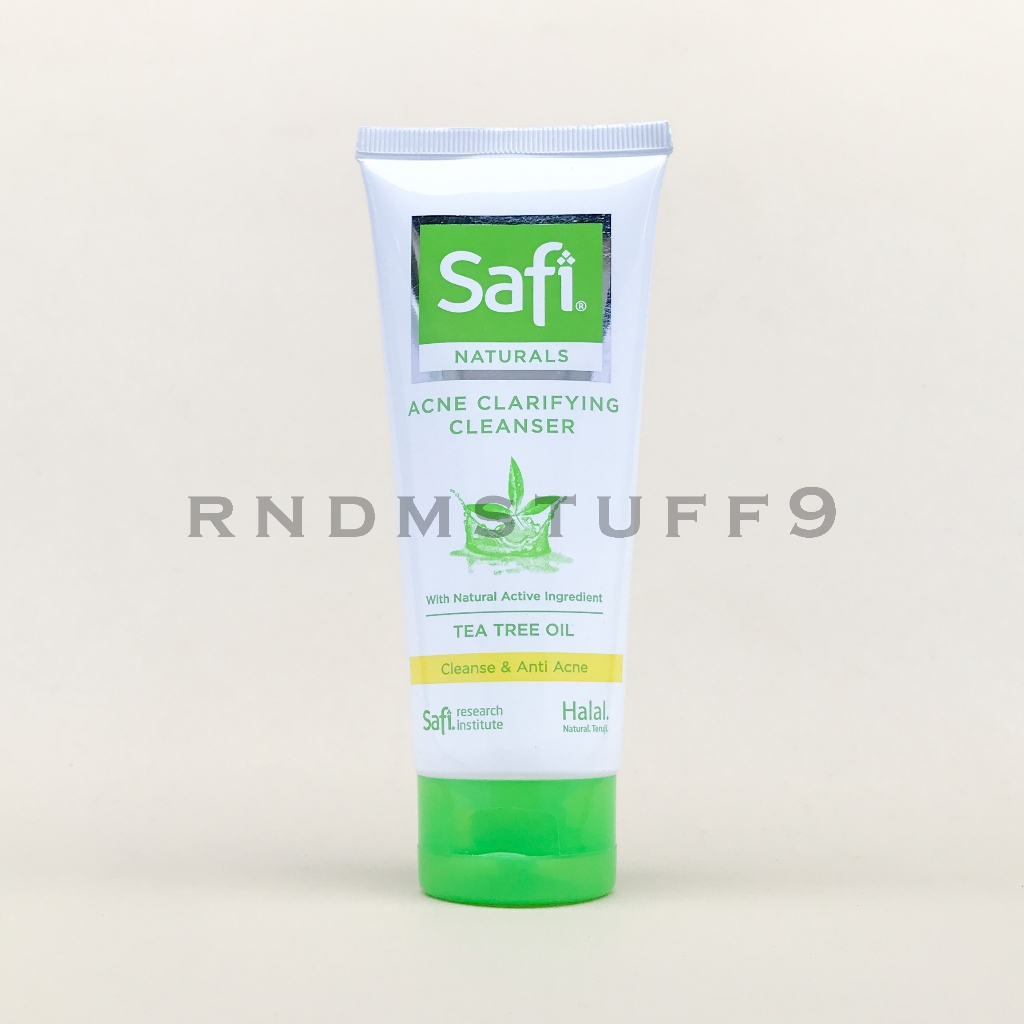 Safi White Naturals Acne Clarifying Cleanser Tea Tree Oil Face Wash - 100 gr