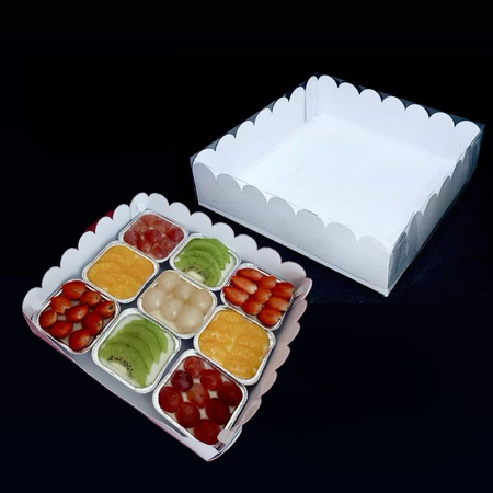 Box Kue Kotak Packaging Hampers Tutup Mika