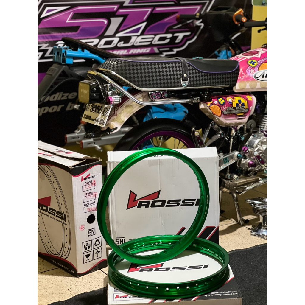Velg VRossi Hijau Ring 17 Ukuran 160 Ecer