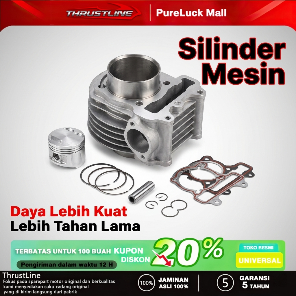 Blok Seher Bore Up 54MM 58.5MM Cylinder Boring Block for Beat Scoopy Vario 110 Spacy Fi ESP Karbu KV