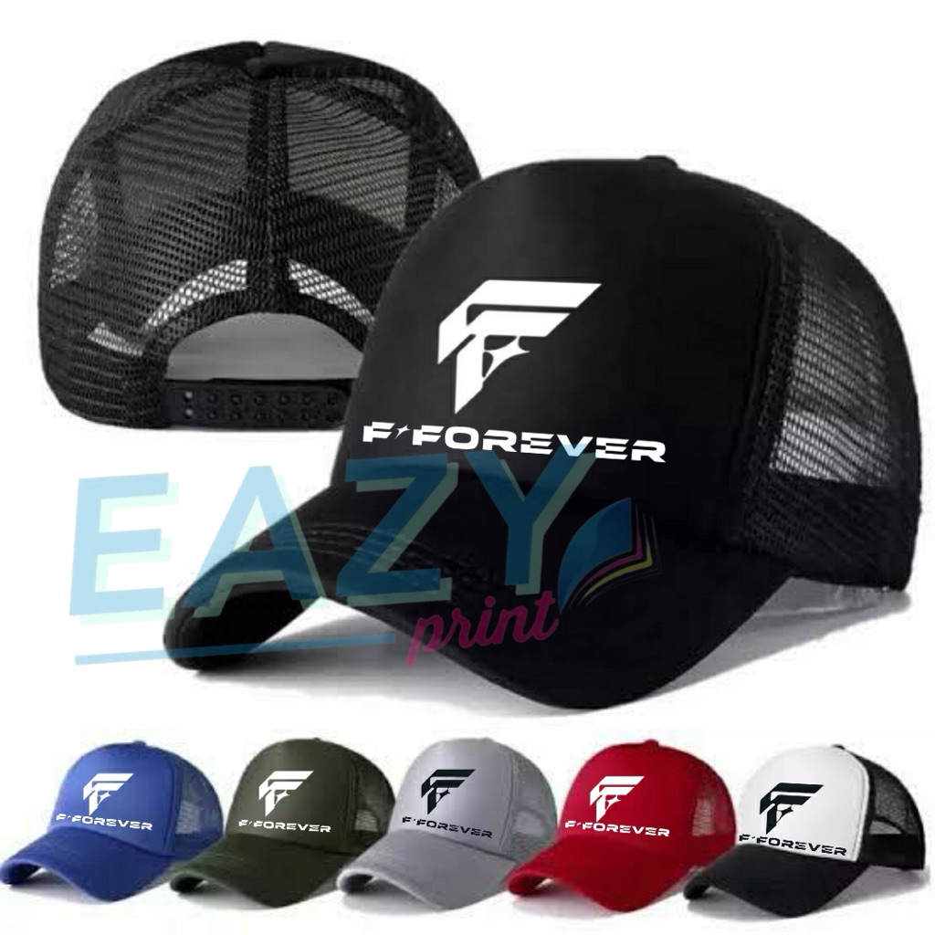 TOPI MERCH FF CONCERT TOUR 2026 F4 F FOREVER F-FOREVER FULL LOGO BASEBALL TRUCKER CAP KONSER