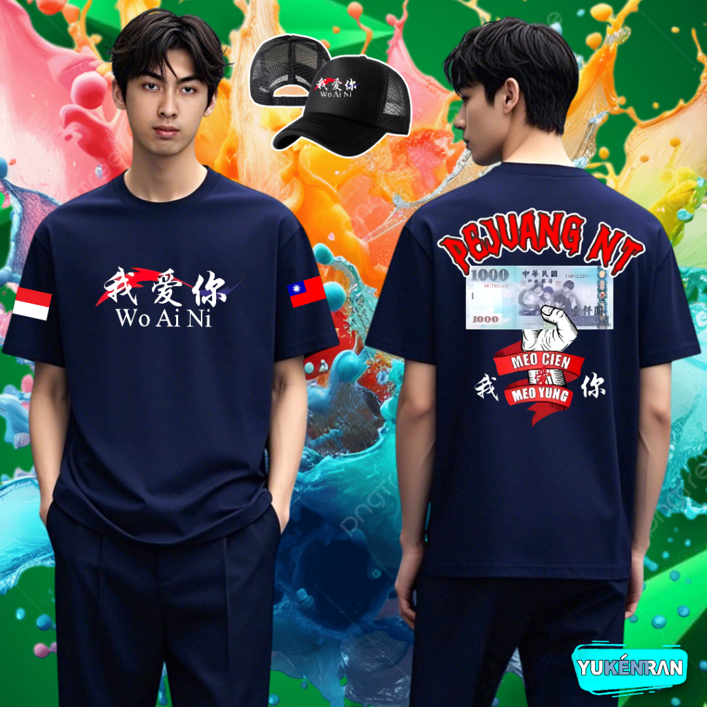 KAOS DISTRO UNISEX PERANTAU PEJUANG NT WO AI NI TAIWAN DESIGN NEW COTTON COMBAD 28s