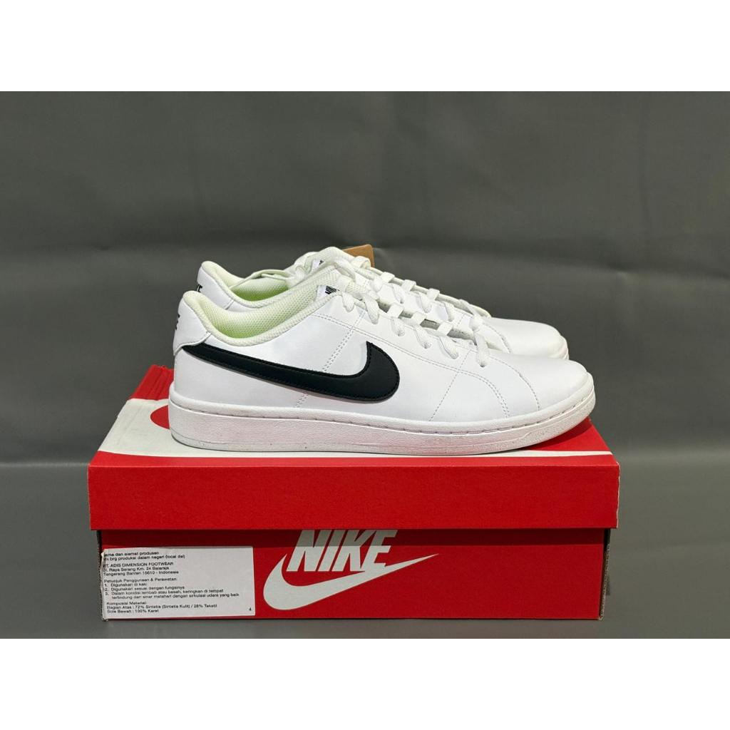 Sneakers Shoes Nike Court Royale 2 NN - White/black, Ori BNIB resmi (art DH3160-101)