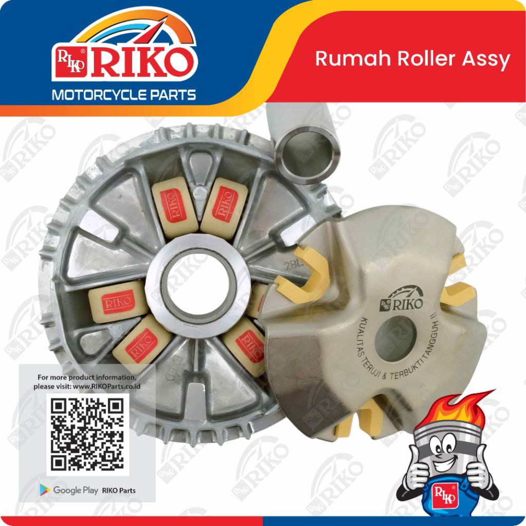 RUMAH ROLLER ASSY YAMAHA FAZZIO RIKO