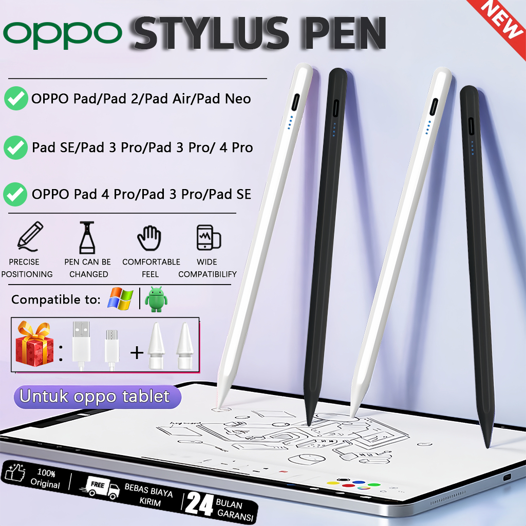 [COD 100% ori Garansi 24 Bulan]Stylus Pen For OPPO Pad/OPPO Pad Air/OPPO Pad 2/OPPO Pad Neo Stylus p