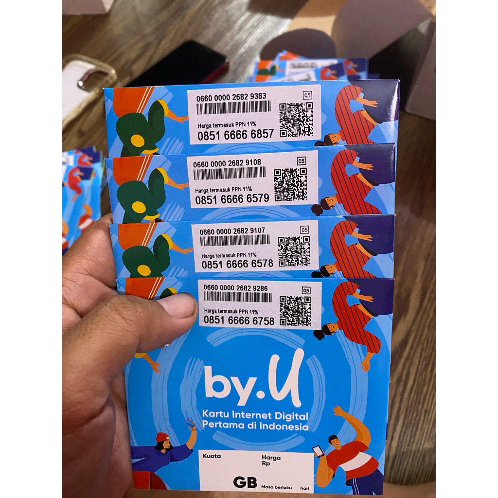 Kartu Perdana Nomor Cantik PANCA 66666 B