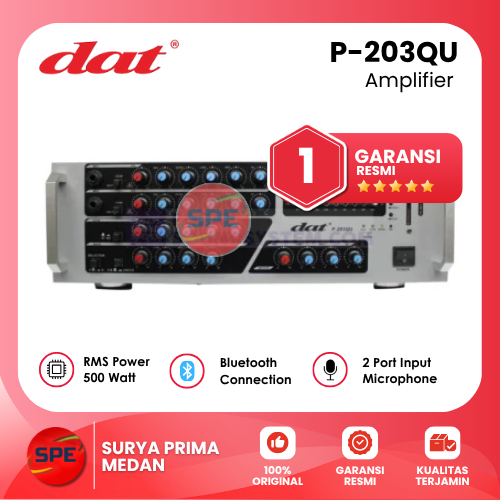 AMPLIFIER DAT P203QU AMPLI BLUETOOTH DAT ORIGINAL