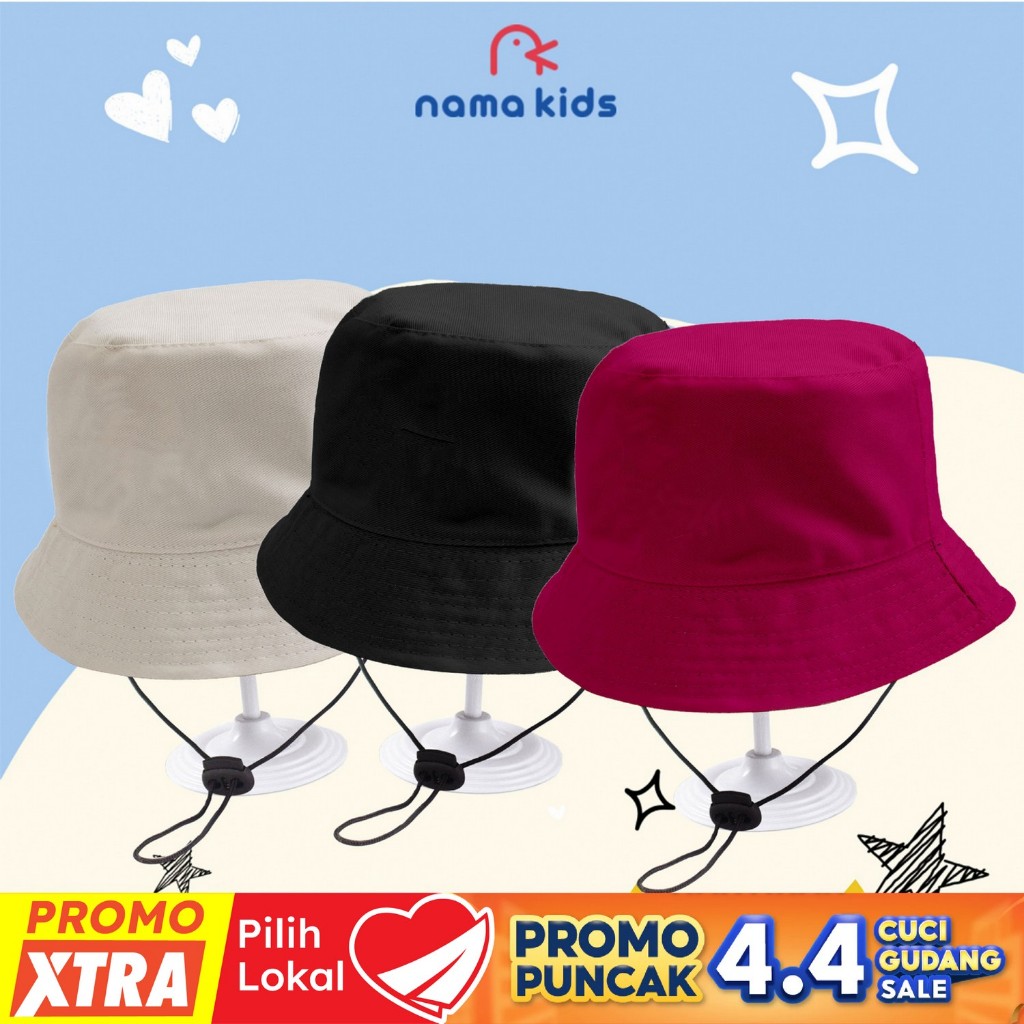 TOPI BUCKET ANAK POLOS TOPI BUCKET ANAK TALI POLOS TOPI BUCKET BAYI TOPI BUCKET ANAK LUCU TOPI BUCKE