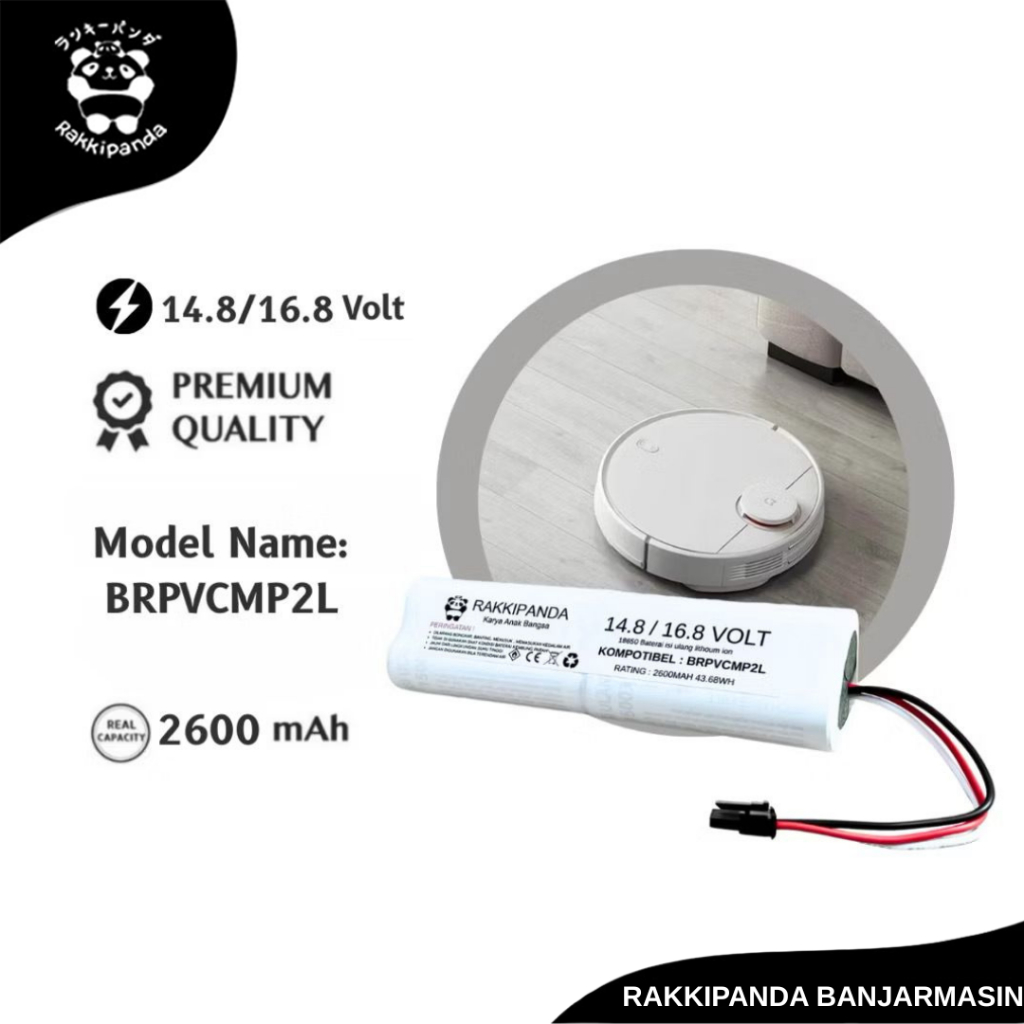 Baterai Robot Vacuum Cleaner Xiaomi Mop P