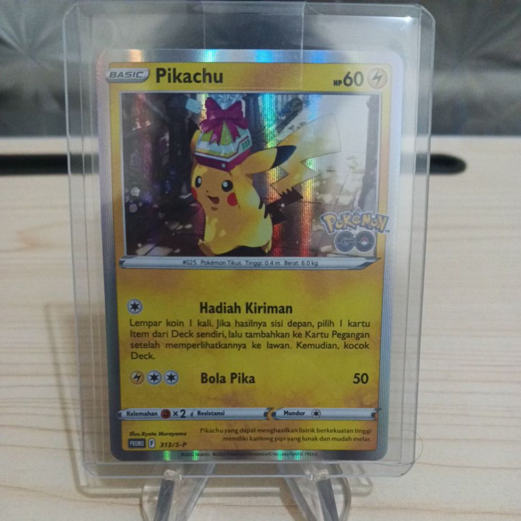 Pikachu 313/S-P Promo Pokemon GO