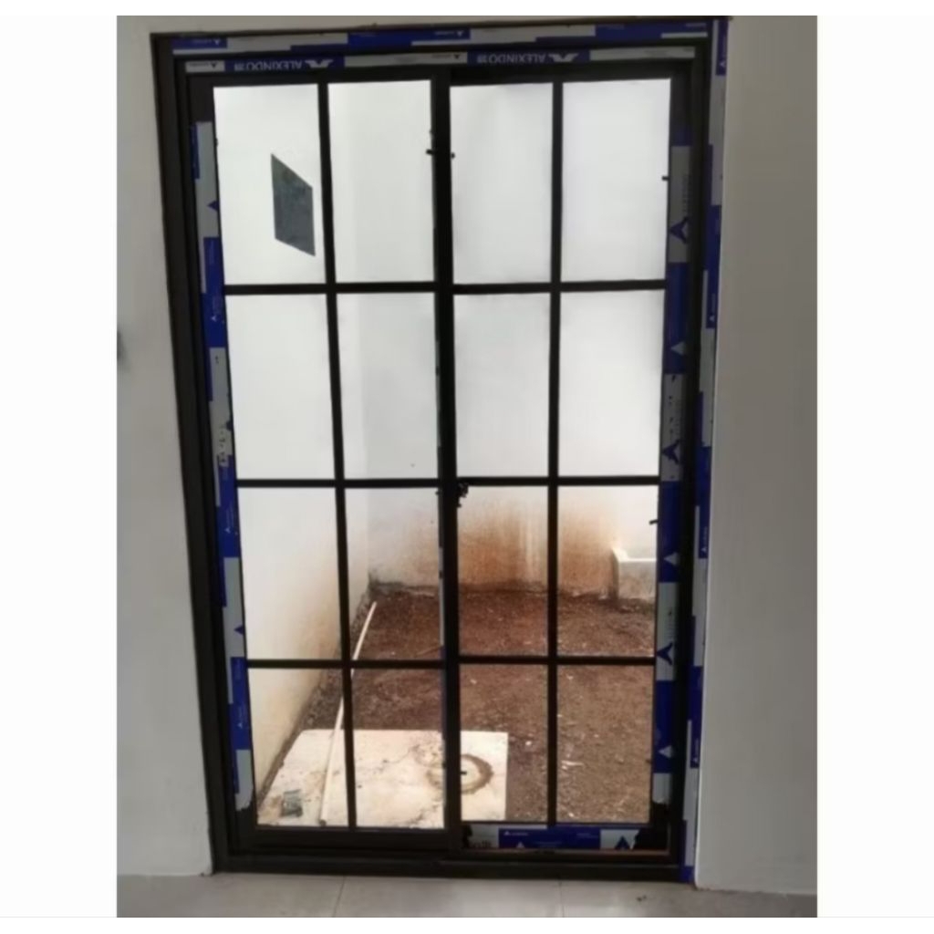 set kusen jendela sleding alumunium custum free peking kayu