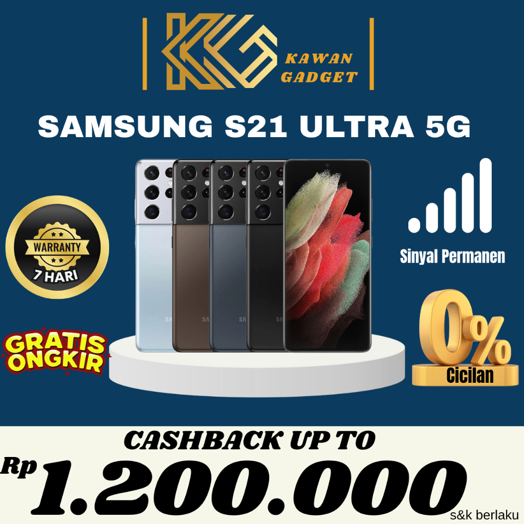 SEIN Samsung Galaxy S21 Ultra 5G 16/512GB 256GB | S22 Ultra 12/512GB Second Fullset Original Indones