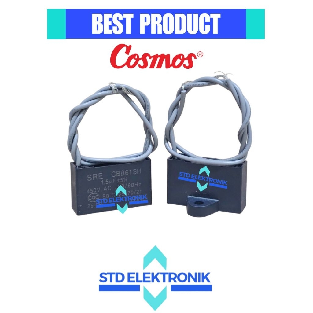Capasitor kipas angin COSMOS - kapasitor Cosmos kipas angin cosmos duduk ,gantung semua tipe