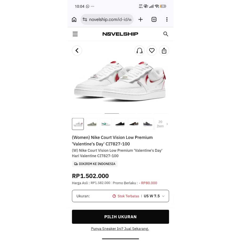 Nike Court Vision Low Women