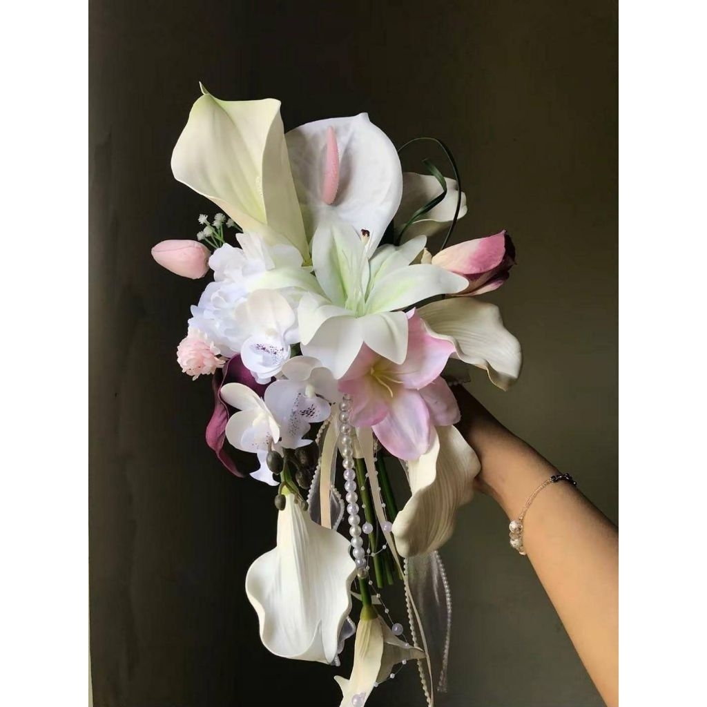 Buket wedding calla lily