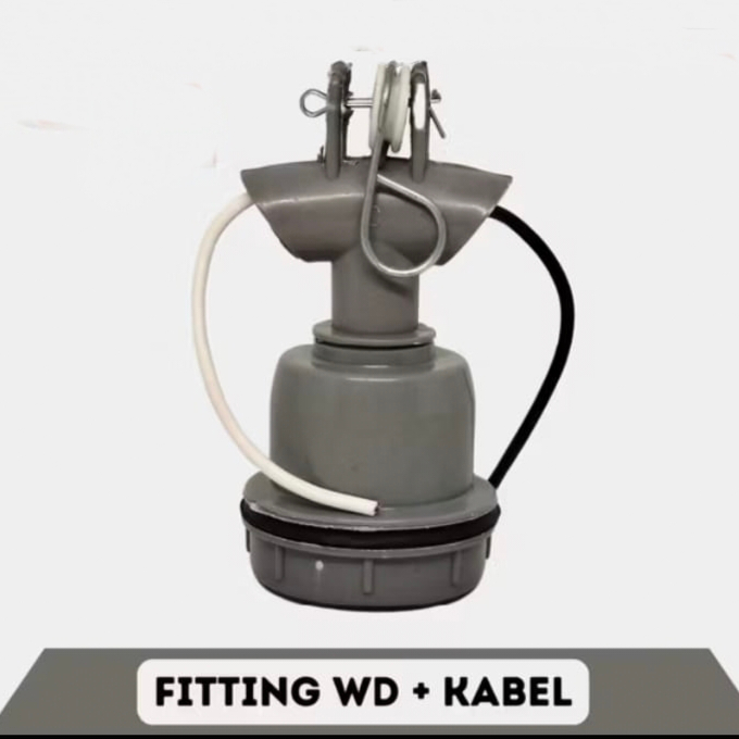Reida Fitting Lampu WD E27 keramik dengan kabel
