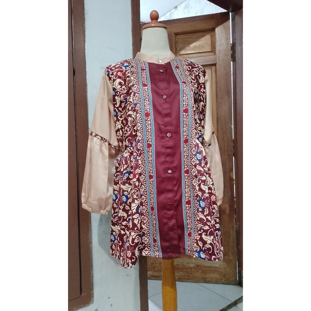 baju batik peplum