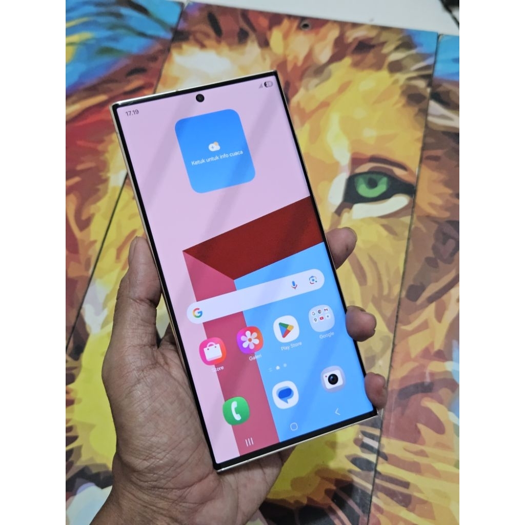samsung s23 ultra cream bekas sein 12/512gb