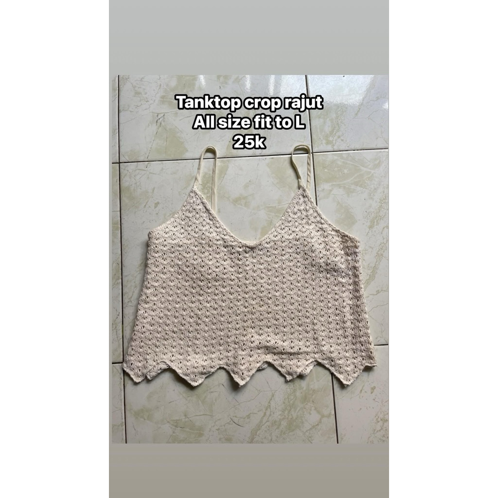 pl tanktop rajut